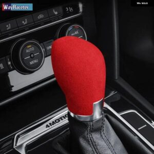 ウルトラスエード製 カー ギア シフト ノブ トリム カバー デコレーション フォルクスワーゲン ゴルフ パサート ポロ アルテオン トゥアレグ ジェッタ ティ