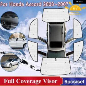 ホンダ アコード 2003 アクセサリー MK7 TSX CL7 7 2004~2007 フル フロントガラス フルサラウンドサンシェード ウィンドウ バイザー カーアクセサリー