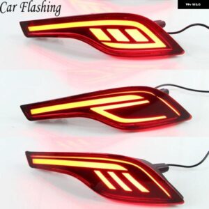 車用点滅2個 車用LED ホンダ CRV 2017 2018 2019 多機能 12V LED リフレクター ランプ リアランプ バンパー ライト ブレーキライト