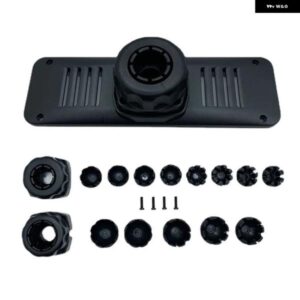 汎用 カーミラー ダッシュカム マウント コネクタ スペシャルなバックプレート パネル 付きカーDVR代わりに穴間隔13.5X4CM