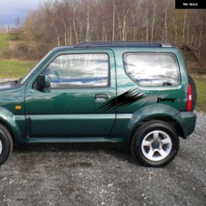 2PCS カー スタイリング サイド ステッカー 自動車ビニールフィルム SUI JIMNY 自動車 防水 デカール デコレーション カーチューニングアクセサリー