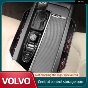 ボルボ XC60 LHD 2018 2022 センター コンソール ギア シフト パネル サイドハンドリング 収納 ボックス リ ホルダー トレイ 車内 収納 整理整頓