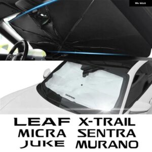 車 フロントガラス サンシェード カバー アクセサリー 日産 キャシュカイ ジューク マイクラ エクストレイル リーフ セントラ ムラーノ パトロール パルサー