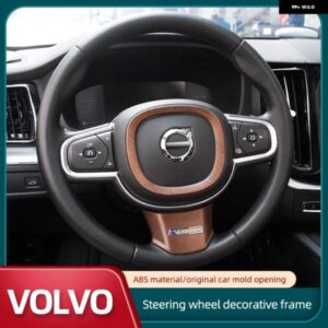 ボルボ S90XC60XC90V90V60S60 ステアリングホイール 装飾 フレーム グリッター内装 装飾 カスタム