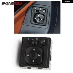 三菱 ランサーASXアウトランダー パジェロ L200用バックミラー 調整 折りたたみ スイッチリバースミラー コントロール スイッチ ボタン