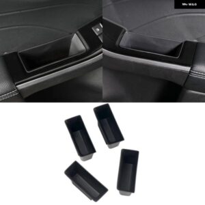 カーアクセサリー フォード クーガ エスケープ 2020 - 23 ブラック プラスチック インテリア ドア 収納 ボックス ホルダー トレイ