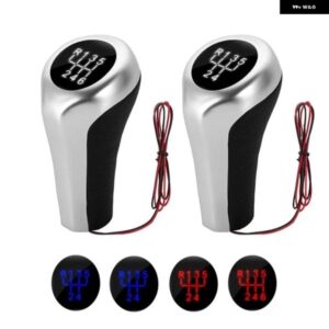 5/6速車用LED ギア シフト ノブ MT シフター スティック レバー BMW E90 E91 E92 E93 E30 E36 E46 F30 E34 E39 E64 E87 E88 X1 X3 X5