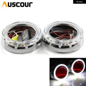 3.0インチバイ キセノン プロジェクターレンズ LEDデイDRL エンジェルアイズ カー アセンブリ キット H1 H4 H7 キセノン バルブ モデル