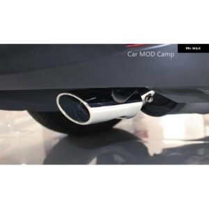 カーアクセサリー トヨタ ハリアー XU60 2013-2019 ステンレス リアテールエンド パイプ マフラーチップ 1個