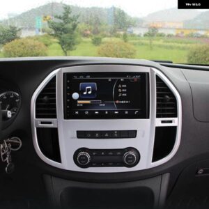 カーアクセサリー メルセデス ベンツ VITO W447 2014-2020 マット インテリア ミドル コンソール エアベント アウトレット カバー ナビゲーション フレーム