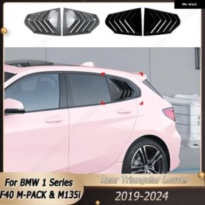 BMW 1シリーズ F40 M-PACK M135I 2019-2024 リアウィンドウ サイドベント シャッター ルーバー カバー トリム カーアクセサリー パーツ カーボンルック