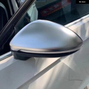 VW ゴルフ MK7 7.5 GTI 7 7R ミラー ケースカバー リアビューミラー カバー キャップ ブライトブラック マットクロームカバー