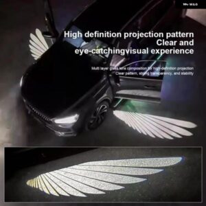 LEDエンジェルウィングカーペット投影ライト 汎用 ウェルカムライト 外装 装飾 エンジェルウィング投影リアビュー投影
