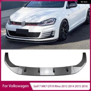 車用フロント バンパー スポイラー フォルクスワーゲン ゴルフ 7 MK7 GTI R RLINE 2013 - 16 リップロアガードプレート スプリッターボードブレード