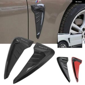 汎用 スポーツカーシャークギルサイド エアベント カバー BMW アクセサリーF10 F30 E60 E36 X5 E70 マツダ CX5 RAV4 三菱 アウトランダー