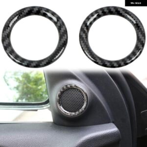 LHD RHD ダッジ デュランゴ 2011-2022 2023 カーアクセサリー ABS プラスチック ステンレス 車ドア ラウド スピーカー サウンドカバー 2個