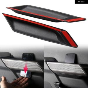 フォード ブロンコ 2021 2022 カーアクセサリー ABS フロントカー ドアハンドル 収納 ボックス 携帯電話 ホルダー コンテナトレイ 2個 フロントドア