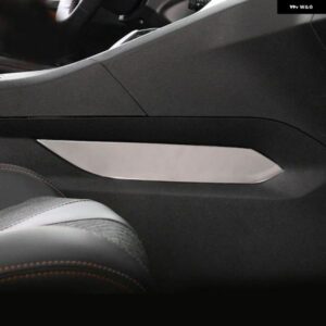 カーアクセサリー プジョー 3008 5008 GT 2017-2021 ステンレス 製 インテリア コンソール ギア シフト 付近サイドデコレーションカバー トリム 2個