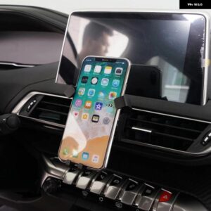 プジョー 3008/5008 2017 - 20 カーアクセサリー エアベント マウント スタンド モバイルスマートフォン サポート 1セット LHD RHD
