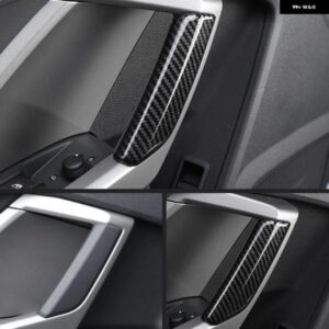 アウディ Q3 F3 スポーツバック 2019 - 21 カーアクセサリー ABS サイド ドアハンドル 装飾 カバー トリム 4個