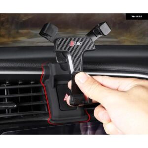 LHD ホンダ シビック 10代目 2016-2020 車用 エアベント マウント ブラケット 電話 ホルダー 携帯電話クレードル スマートフォン スタンド