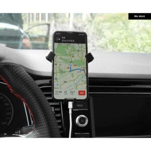 フォルクスワーゲン VW T-ROC T ROC 2017 - 21 カーアクセサリー エアベント マウント スタンド 携帯電話 サポート 1セット LHD