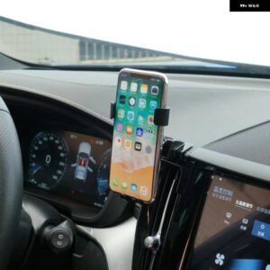 ボルボ XC60 2018 - 21 カーアクセサリー エアベント マウント スタンド 携帯電話 サポート 1セット LHD RHD