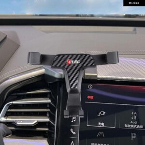 LHD アウディ Q4 E-TRON 2022 2023 カーアクセサリー 重力電話 ホルダー エアベント マウント モバイル スタンド ダッシュボード マウント 重力