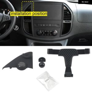 LHD メルセデス ベンツ ヴィト W447 2016 - 19 車 ダッシュボード マウント 携帯電話 スマートフォン ホルダー 電話クレードル