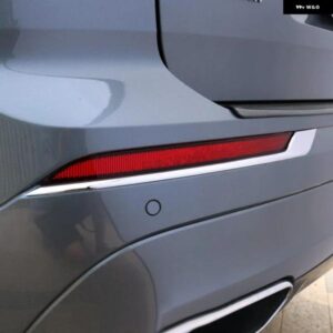 カーアクセサリー ボルボ XC60 2018 2019 2020 ABS クローム リアテール フォグランプ モールディング ストリップ カバー トリム 2個
