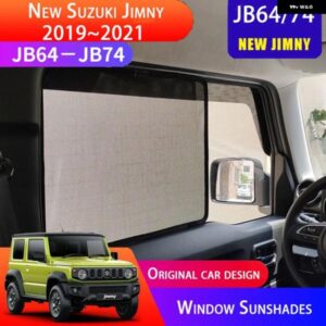 サイドウィンドウサンシェード SUI JIMNY スクリーンメッシュ 虫よけ インテリア 虫よけネット プライバシーメッシュカーテン JB64 JB74 2019~2021