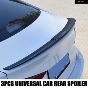 スポイラー 車用 汎用 3個 115-135CM リアウイング パサート B8 アウディ A3 W211 BMW F10 E92 G20 シボレー クルーズ プジョー 508