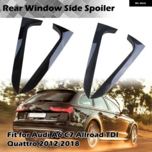 リアウィンドウ サイドスポイラー テールフィン カナード スプリッター アウディ A6 C7 オールロード TDI クワトロ 2012-2018 アバント ワゴン