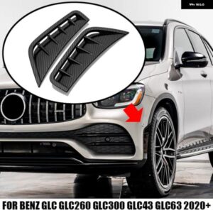 BENZ GLC クラス 2020+ GLC260 GLC300 X253 GLC63 GLC43 フロントホイール バンパー エアインテークフードベント 装飾 カバー アクセサリー