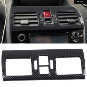 LHD RHD スバル WRX / WRX STI 2015-2019 カーアクセサリー ABS カーボン センター コンソール AC ベント アウトレット カバー トリム 1個