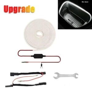 車フロント トランク FRUNK LEDサラウンドライトストリップ ライトフレキシブルフロント トランク ライトTESLA MODEL 3 Y 2018-23