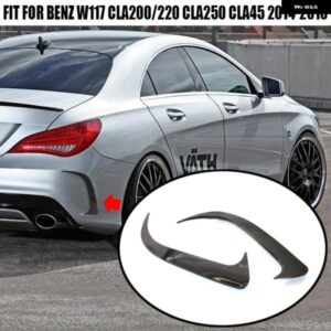 メルセデス ベンツ W117 CLA200/220 CL??A250 CLA45 AMG 2014-2018 リア バンパー スポイラー エアベント カナード カバー アクセサリー