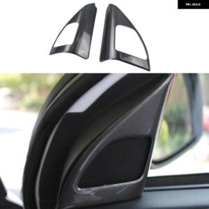 三菱 ランサー 2008-2016 カーアクセサリー ABS プラスチック インナーAピラー ドア ステレオ スピーカー カバー トリム 2個
