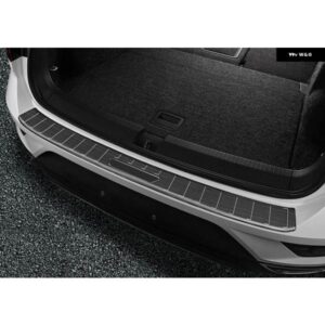VW フォルクスワーゲン T-ROC 2017 - 23 ステンレス 製 アウター リア バンパー プロテクター プレート トリム
