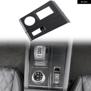 三菱 アウトランダー 2022 2023 カーアクセサリー ABS プラスチック カーボン ギアポジション パネル カバー トリム 1個