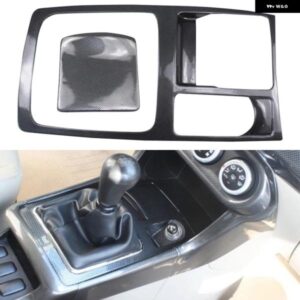 LHD RHD 三菱 ランサー 2008-2016 カーアクセサリー ABS プラスチック コンソール ギア シフター パネル カバー トリム 2個 ロー 機器
