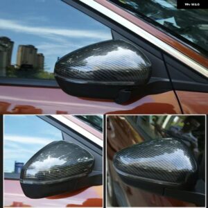 カーアクセサリー プジョー 3008 GT 2017-2020 / 5008 GT 2017 2018 ABS カーボン サイドバックミラー デコレーション トリム 2個