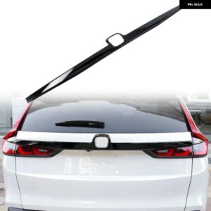 ホンダ CRV CR-V 2023 2024 カーアクセサリー ABS プラスチック クロームブラック 車用リアドア トランク リッドカバー トリム 1個