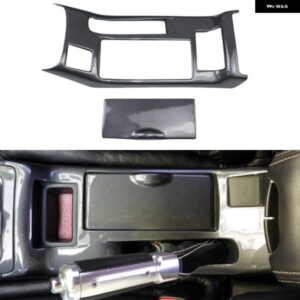 LHD RHD 三菱 ランサー 2008-2016 カーアクセサリー ABS プラスチック フロントセンター コンソール シフター ステッカー カバー