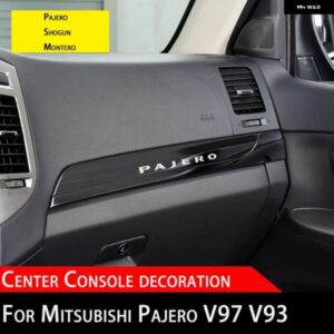 センター コンソール モールディング 三菱 パジェロ ショーグン ダッシュボード デコレーション ステッカー モンテロ V97 V93 V87 インテリア アクセサリー