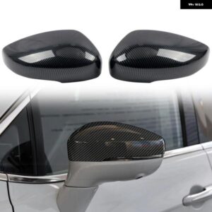 クライスラー パシフィカ 2017-2022 カーアクセサリー ABS プラスチック カーボン リアビュー サイドドアミラー カバー トリム 2個