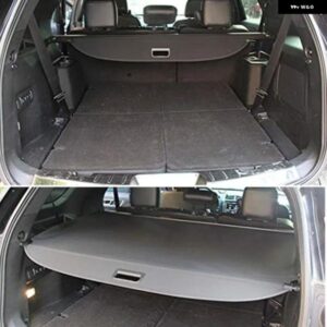 フォード エクスプローラー 2011-2018 リアカーゴカバー トランク シールド セキュリティ 格納式ラゲッジシェード アクセサリー