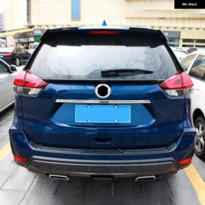 日産 ローグエクストレイル 2014-2020 カラフルリアブート トランク リッドミドルスポイラー ウィングバックブートリップカバー カー スタイリング