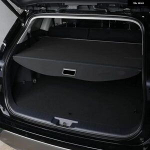 トヨタ ハイランダー 2020 - 23 ブラック リアカーゴカバー トランク シールド セキュリティ 格納式ラゲッジシェード