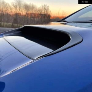 カーアクセサリー スバル WRX STI 2015 - 18 カーボンプリント フロント エンジン フード エアベント モールディングカバー トリム